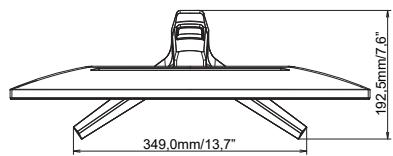 IIYAMA GB2745QSU - DIMENSIONS : G-MASTER GB2445HSU - 7