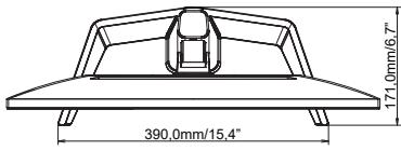IIYAMA GB2745QSU - DIMENSIONS : G-MASTER GB2445HSU - 3