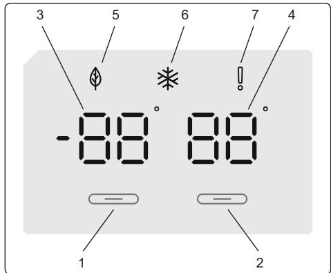 TELEFUNKEN R4P488X2 - R4P488K2 - Écran et bandeau de commandes - 1