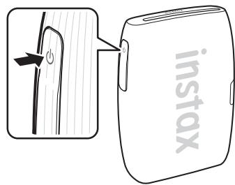 FUJIFILM Instax Mini Link III - Maintenez enforcé le bouton d'alimentation pendant environ 1 seconde pourmettre l'imprimante sous tension. - 1