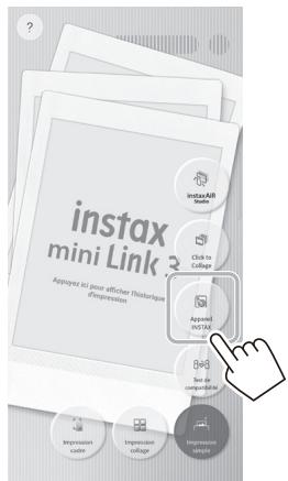 FUJIFILM Instax Mini Link III - Contrôle du zoom et du déclencheur avec le mode « Appareil INSTAX » de l'application. - 1