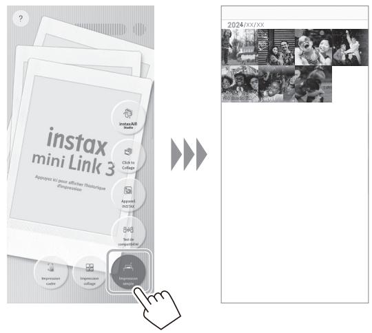 FUJIFILM Instax Mini Link III - Sélectionnez une image que vous souhaitez imprimer. - 1