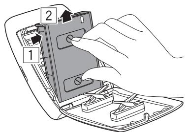 FUJIFILM Instax Mini Link III - Tenez les trouss rectangulaires sur la cartouche de film puis retirez la cartouche de film vide. - 1