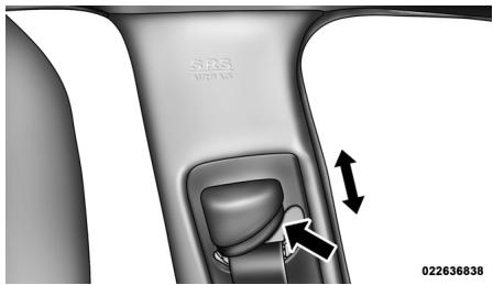 Chrysler 300 (2012) - Ancrage supérieur de baudrier réglable - 1