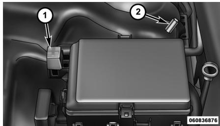 Chrysler 300 (2012) - Préparations pour un démarrage d'appoint - 1