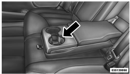 Chrysler 300 (2012) - Porte-gobelets illuminés – selon l'équipement - 1