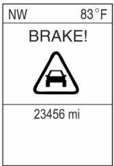 Chrysler 300 (2012) - Système d'avertissement de collision frontale – Selon l'équipement - 1