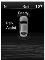 Chrysler 300 (2012) - Affichage du système ParkSense ^MD - 1