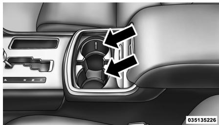 Chrysler 300 (2012) - Porte-gobelets des sièges avant - 2