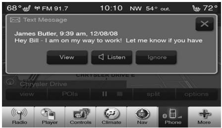 Chrysler 300 (2012) - Lire des messages : - 1