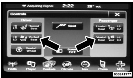 Chrysler 300 (2012) - Touche Controls (commandes) - 1