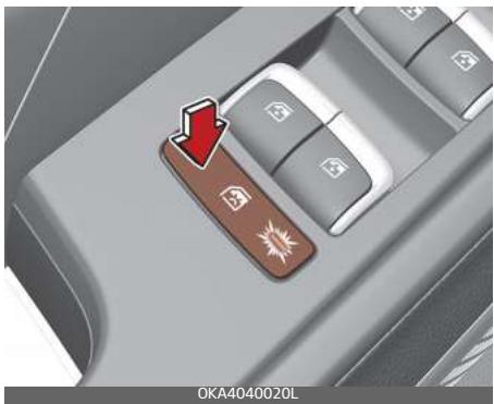 KIA Carnival (2021) - Bouton de verrouillage des vitres à commande électrique - 1