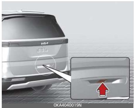 KIA Carnival (2021) - Hayon à commande électrique (selon l'équipement) - 2