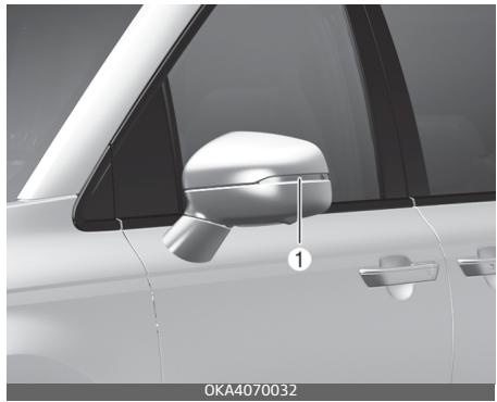 KIA Carnival (2021) - Remplacement de la lampe du répéteur latéral (type LED) - 1