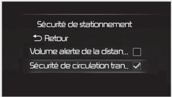KIA Carnival (2021) - Sécurité de circulation transversale arrière - 1