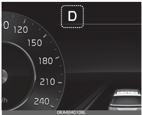 KIA Carnival (2021) - Témoin de changement de vitesse automatique - 2
