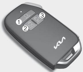KIA Carnival (2021) - Comment désactiver la porte coulissante intelligente avec fonction d'ouverture automatique à l'aide de la clé intelligente - 1