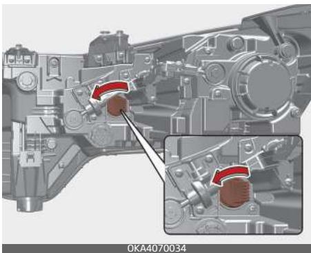 KIA Carnival (2021) - Remplacement du clignotant avant (type ampoule) - 1