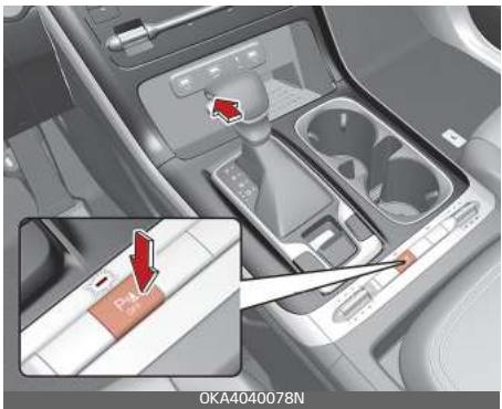 KIA Carnival (2021) - Bouton de sécurité de stationnement - 1