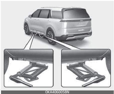 KIA Carnival (2021) - Remplacement d'un pneu - 3