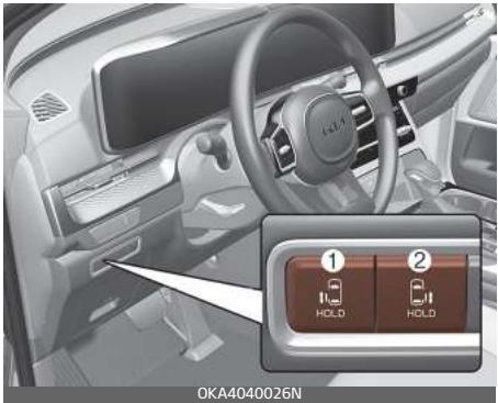 KIA Carnival (2021) - Assistance à la sortie sécurisée (SEA) (selon l'équipement) - 2