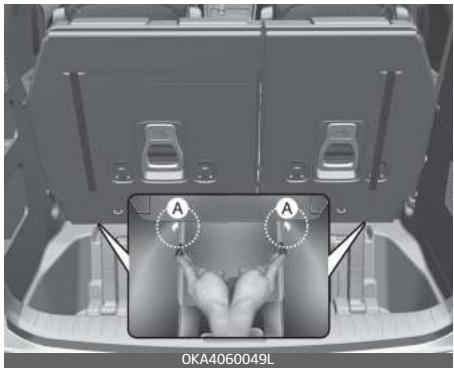 KIA Carnival (2021) - Dans la 3ème rangée, les sièges sont dépliés vers le haut - 2