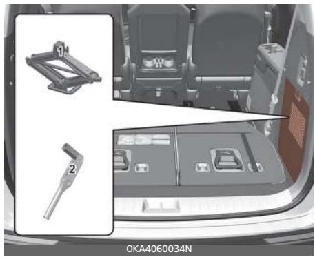 KIA Carnival (2021) - Cric et outils - 1