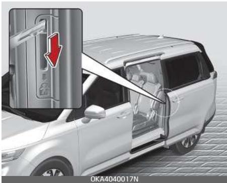 KIA Carnival (2021) - Verrous de protection pour enfants aux portières arrière - 1