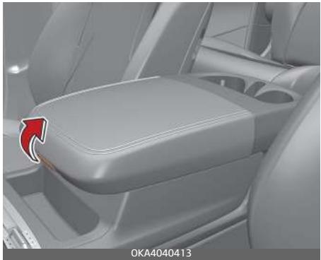 KIA Carnival (2021) - Rangement de la console centrale - 1