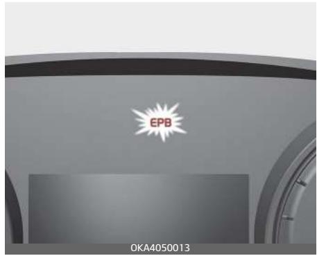 KIA Carnival (2021) - Indicateur de dysfonctionnement de l'EPB - 1