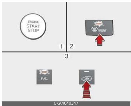 KIA Carnival (2021) - Logique de désembuage - 2