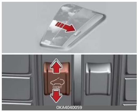 KIA Carnival (2021) - Coulissement du toit ouvrant - 1