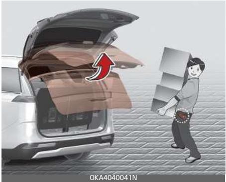 KIA Carnival (2021) - « Smart Liftgate » (Hayon Intelligent) avec « Auto Open » (Ouverture automatique) (selon l'équipement) - 1