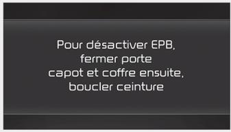 KIA Carnival (2021) - Avertissement de l'EPB - 1