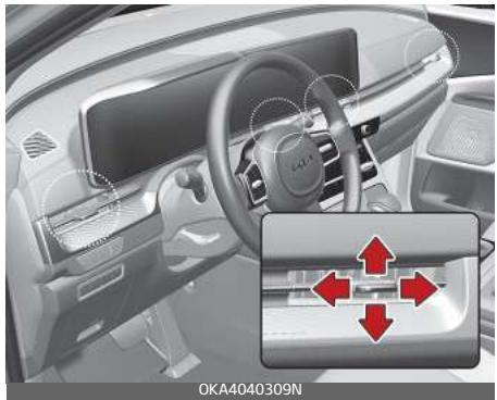 KIA Carnival (2021) - Bouches du tableau de bord - 1