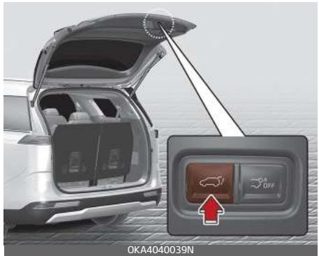 KIA Carnival (2021) - Ouverture du hayon - 4
