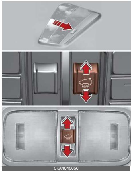 KIA Carnival (2021) - Coulissement du toit ouvrant - 2