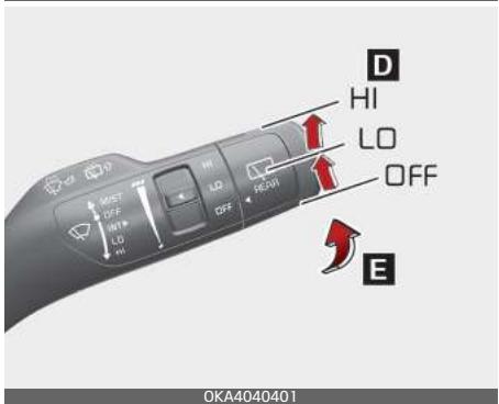 KIA Carnival (2021) - Essuie-glaces et lave-glaces - 2