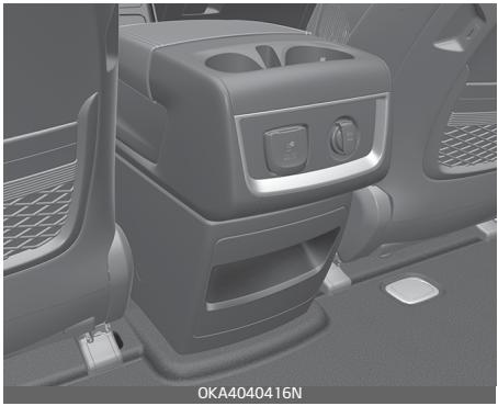 KIA Carnival (2021) - Compartiment de rangement - 2