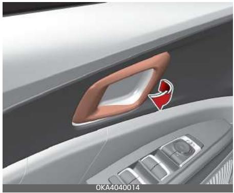 KIA Carnival (2021) - Utilisation des serrures de portière depuis l'intérieur du véhicule - 1