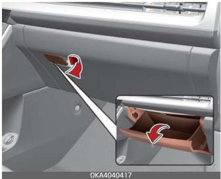 KIA Carnival (2021) - Boîte à gants - 1