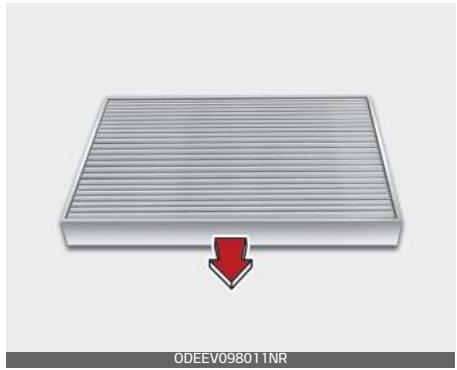 KIA Carnival (2021) - Inspection du filtre - 4