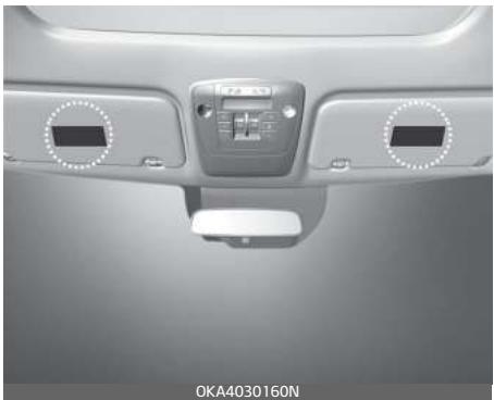 KIA Carnival (2021) - Étiquettes d'avertissement pour les coussins gonflables - 1