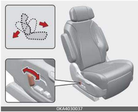 KIA Carnival (2021) - Angle du dossier (siège de confort VIP) - 1