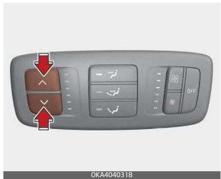 KIA Carnival (2021) - Commande de température arrière - 2