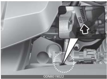 KIA Carnival (2021) - Numéro du moteur - 1