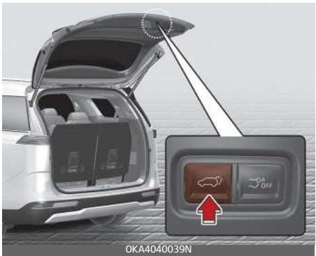 KIA Carnival (2021) - Hayon à commande électrique (selon l'équipement) - 3