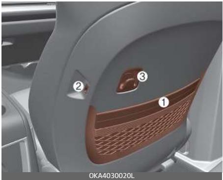 KIA Carnival (2021) - Pochette de dossier de siège - 1