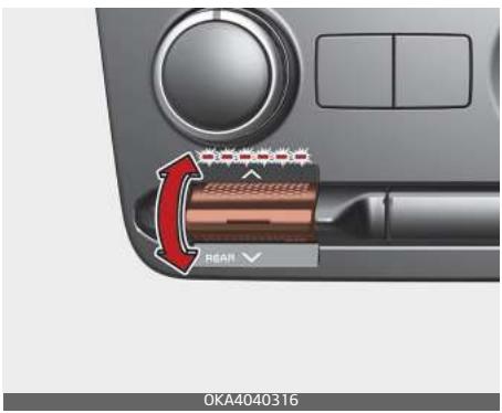 KIA Carnival (2021) - Commande de température arrière - 1