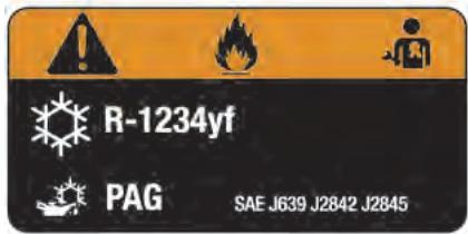 ALFA ROMEO Giulia 3 (2019-2022) - PLAQUETTE D'IDENTIFICATION DU GAZ - 1